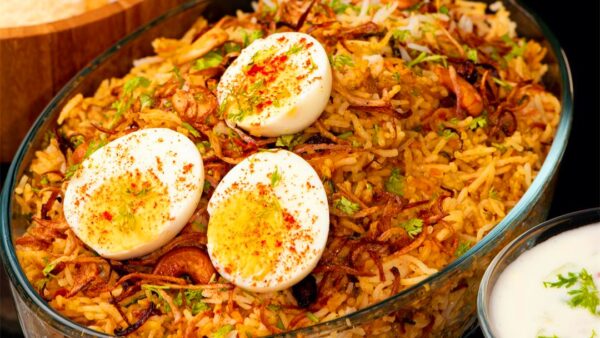 Egg biriyani