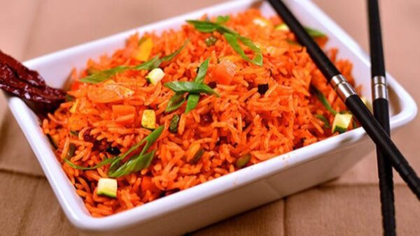 Chicken schezwan rice