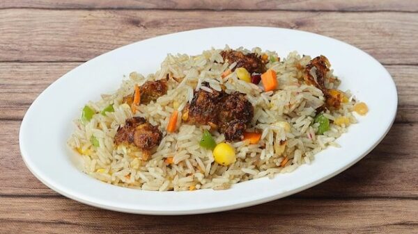 Mutton fried rice